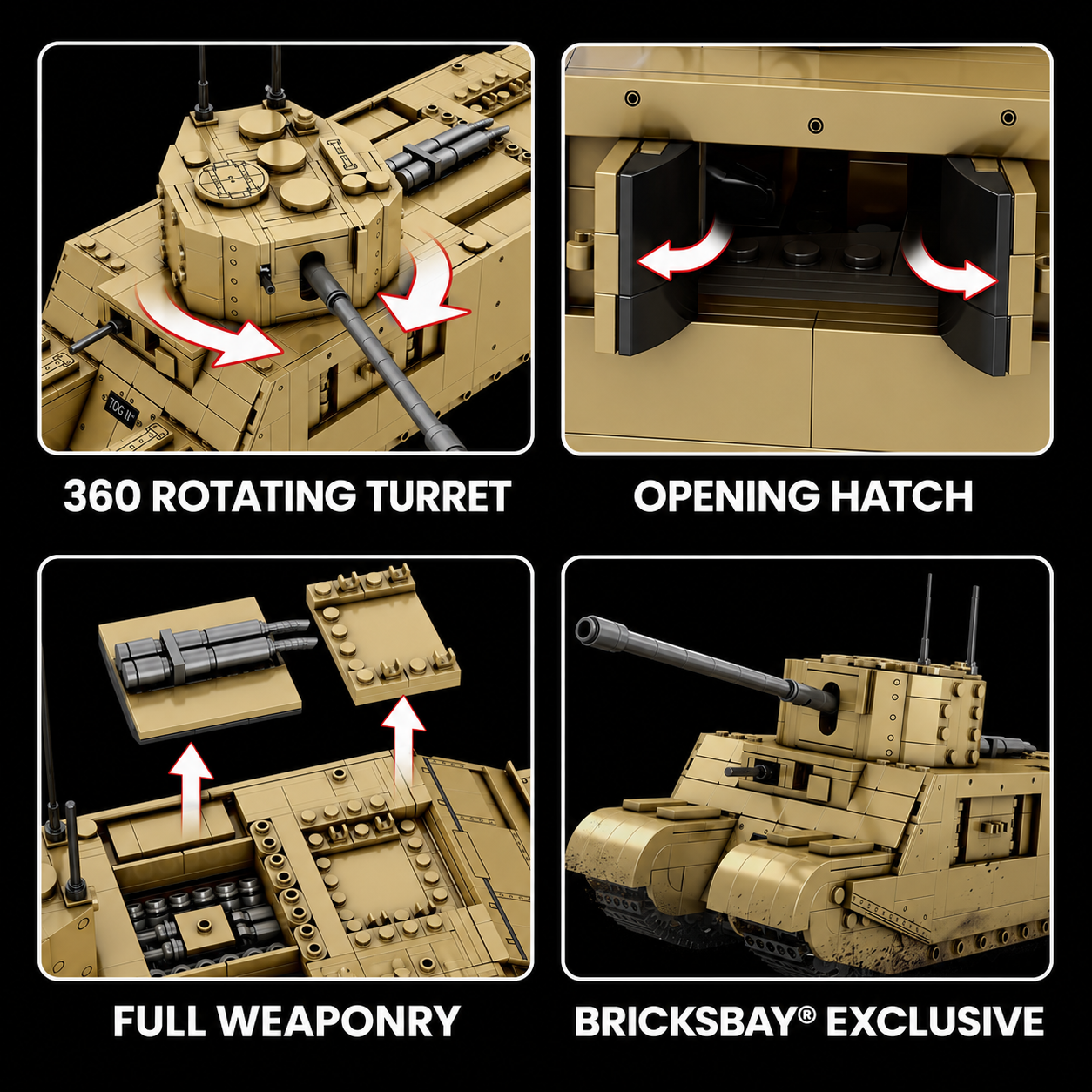 TOG II Behemoth Tank 1426pcs