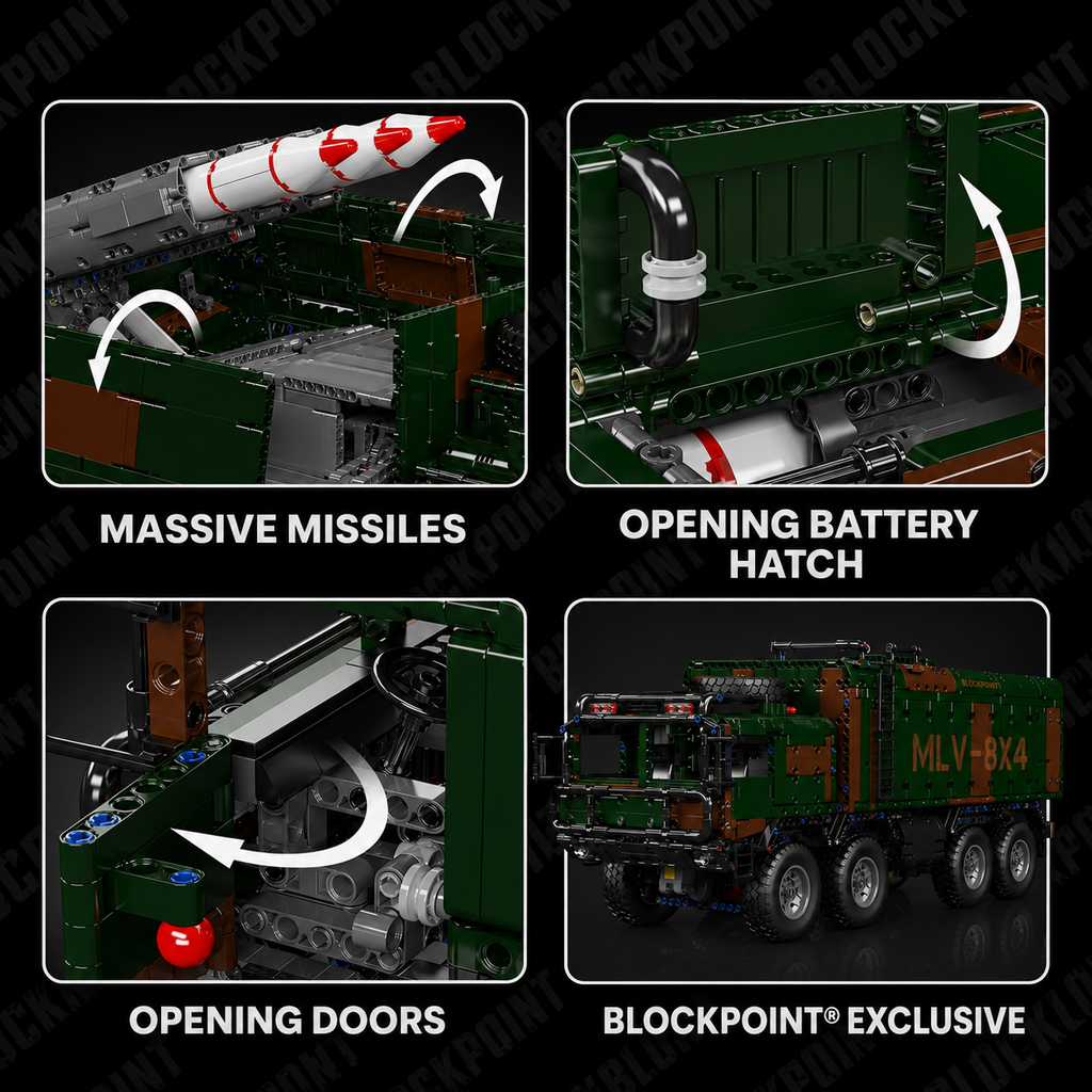 Remote Controlled Missile Launcher Truck | 3594pcs