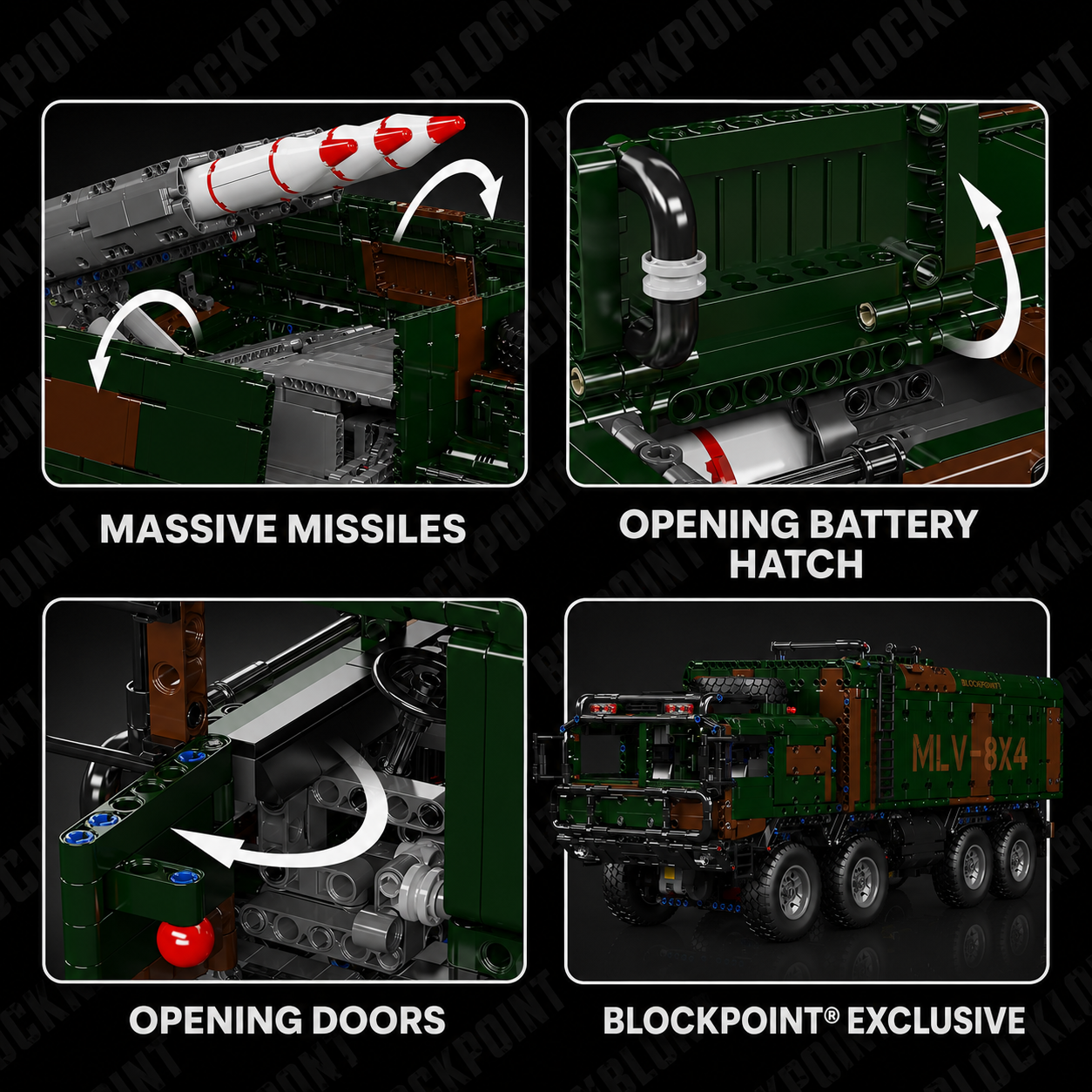 Remote Controlled Missile Launcher Truck | 3594pcs