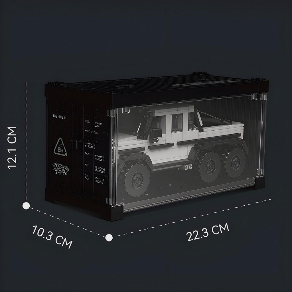 6x6 German Off Roader | 582pcs Display Garage Box Included