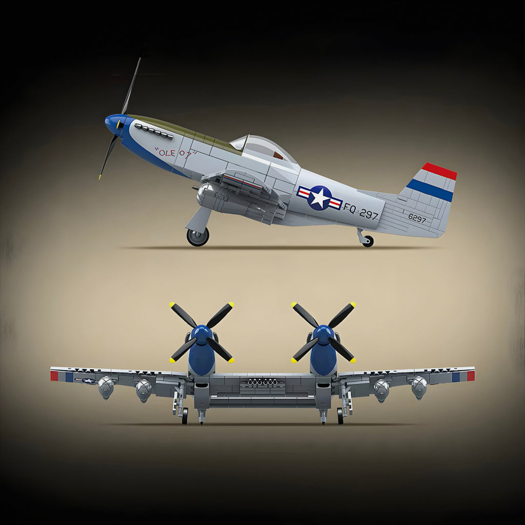 North American F-82 Twin Mustang - 1106pcs