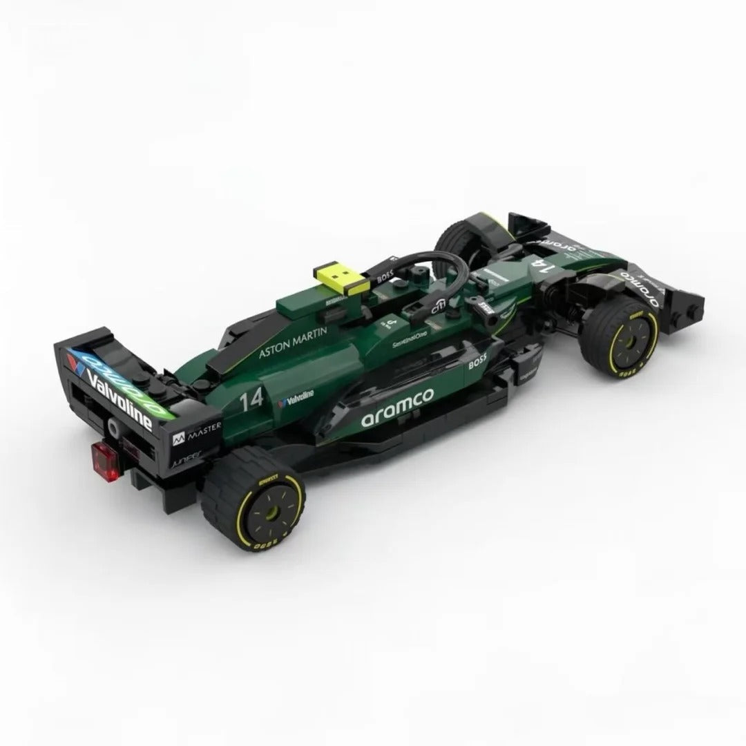 Aston Martin AMR24 F1 Racing Car| Includes a complete set of stickers| 298PCS