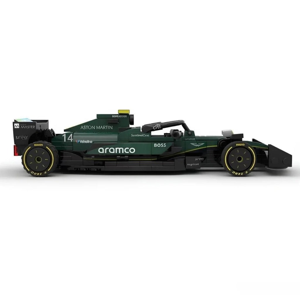 Aston Martin AMR24 F1 Racing Car| Includes a complete set of stickers| 298PCS