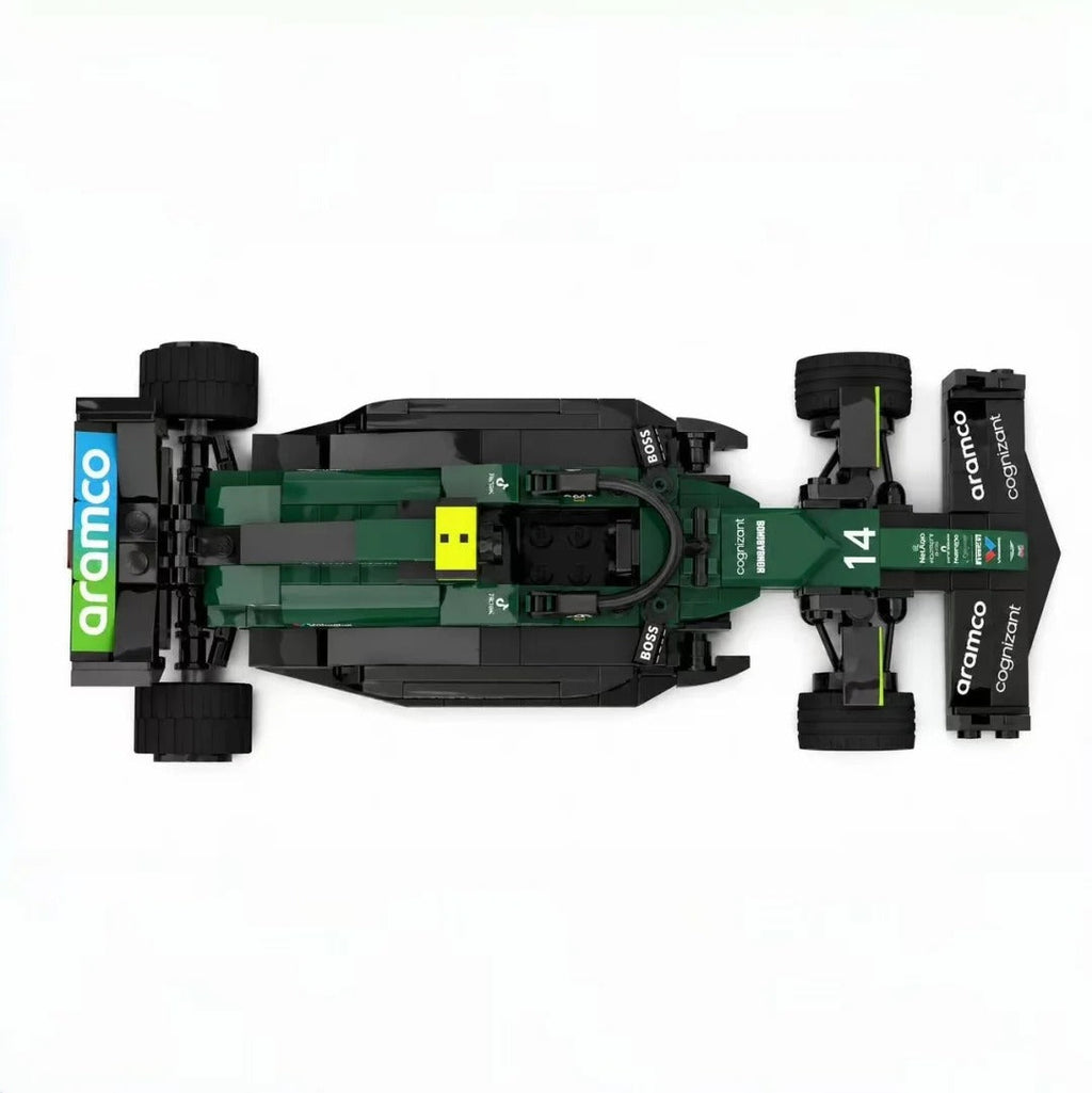 Aston Martin AMR24 F1 Racing Car| Includes a complete set of stickers| 298PCS