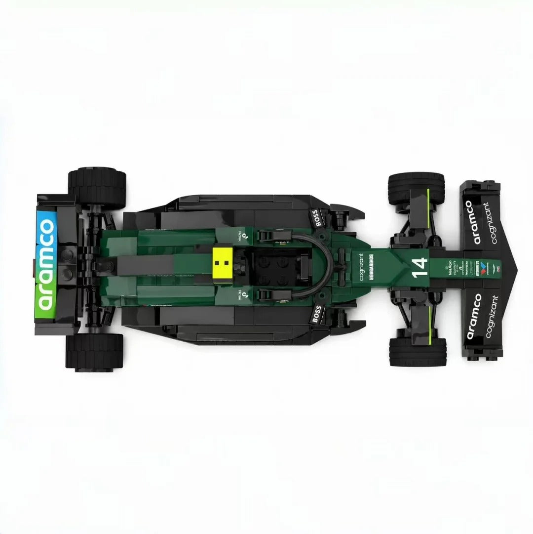 Aston Martin AMR24 F1 Racing Car| Includes a complete set of stickers| 298PCS