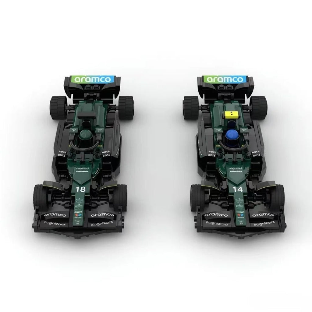 Aston Martin AMR24 F1 Racing Car| Includes a complete set of stickers| 298PCS