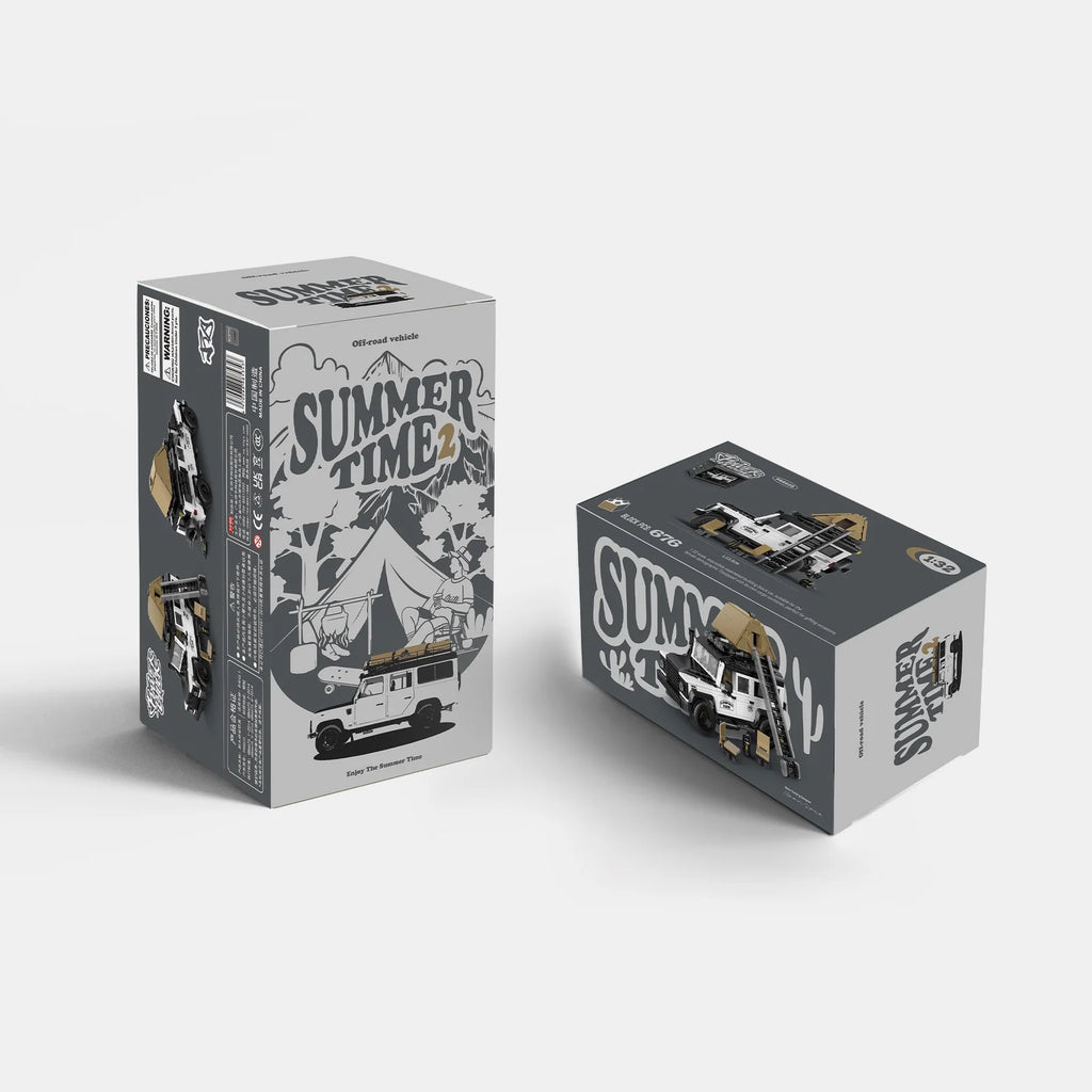 Camping Edition British Off Roader | 676pcs Display Garage Box Included