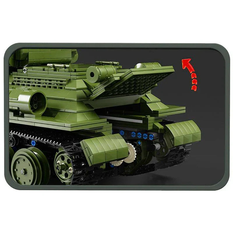 Remote Controlled T34 Tank - 2052pcs