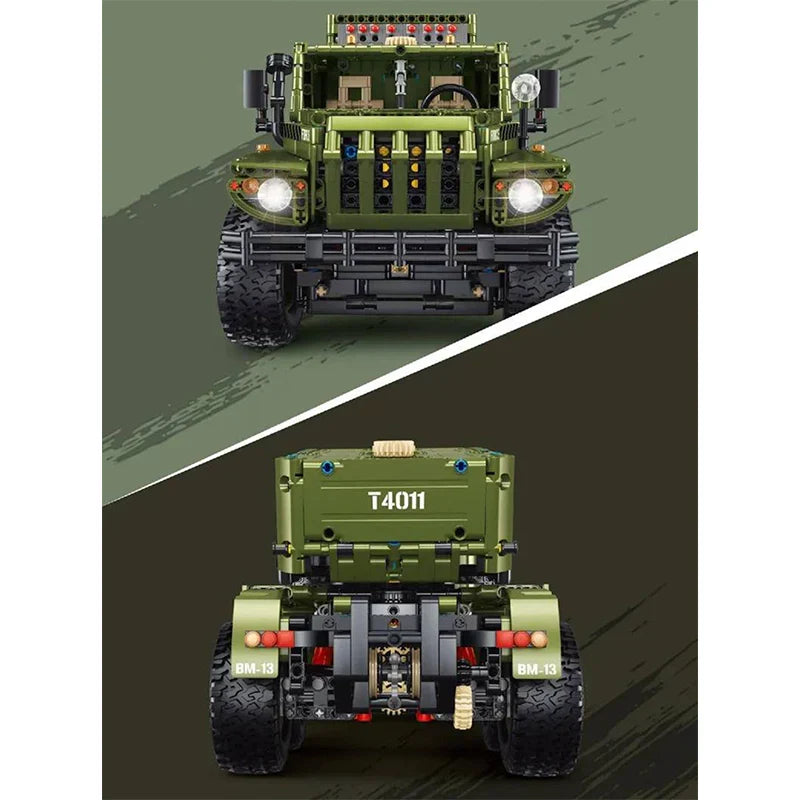 Remote Controlled Katyusha Rocket Launcher - 2269pcs