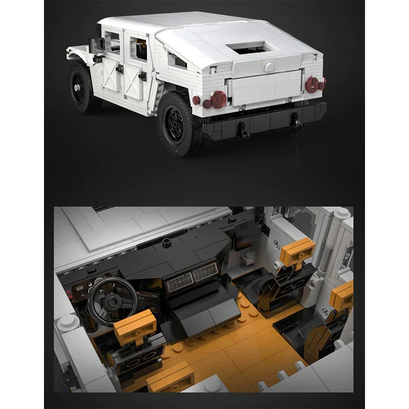 Remote Controlled H1 Humvee 1380pcs