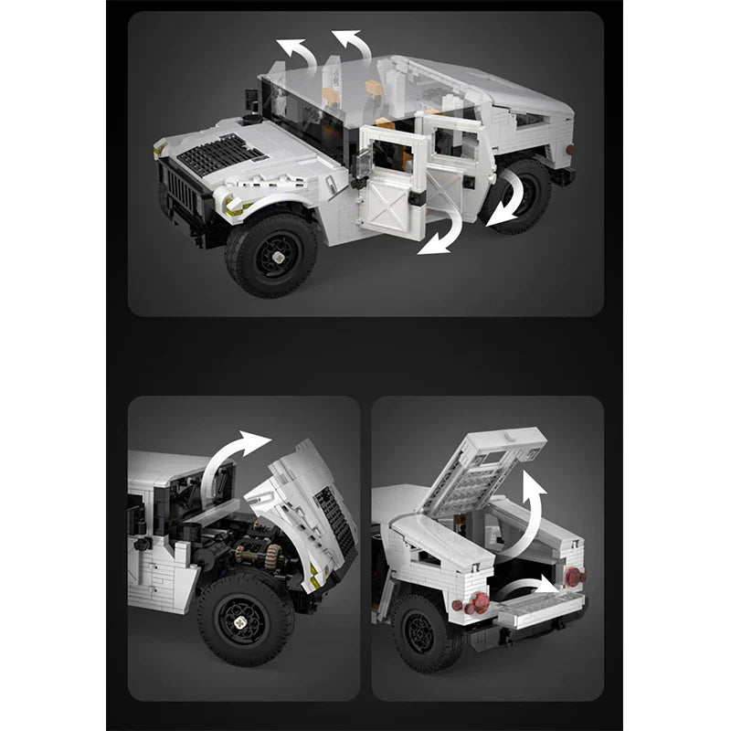 Remote Controlled H1 Humvee 1380pcs