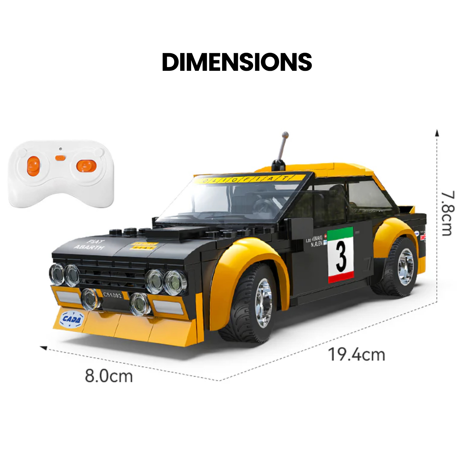 Remote Controlled Fiat Abarth 131