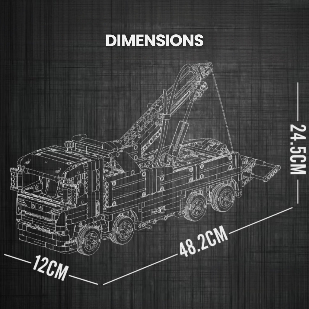 Pneumatic European Tow Truck | 1652pcs