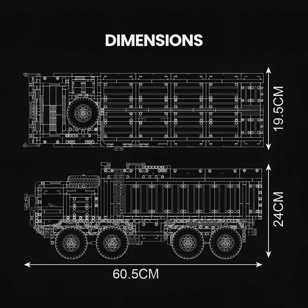 Remote Controlled Missile Launcher Truck | 3594pcs