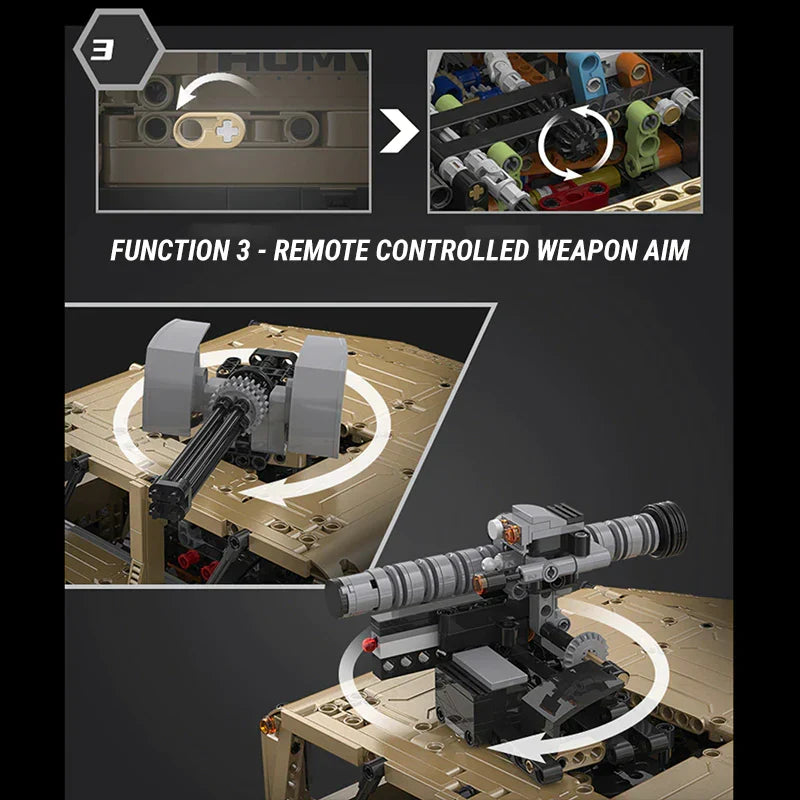 Remote Controlled Humvee - 3934pcs