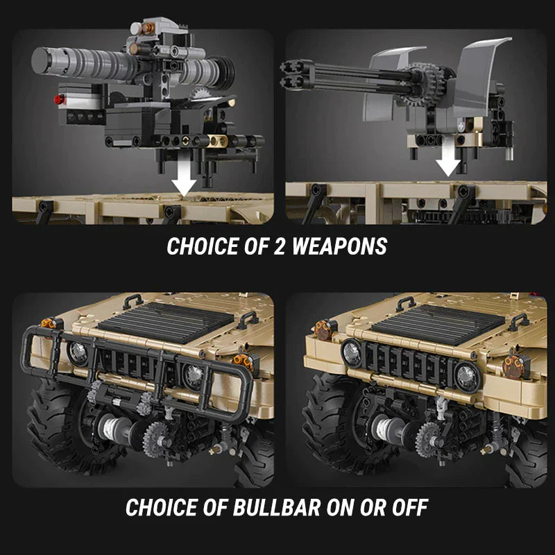 Remote Controlled Humvee - 3934pcs