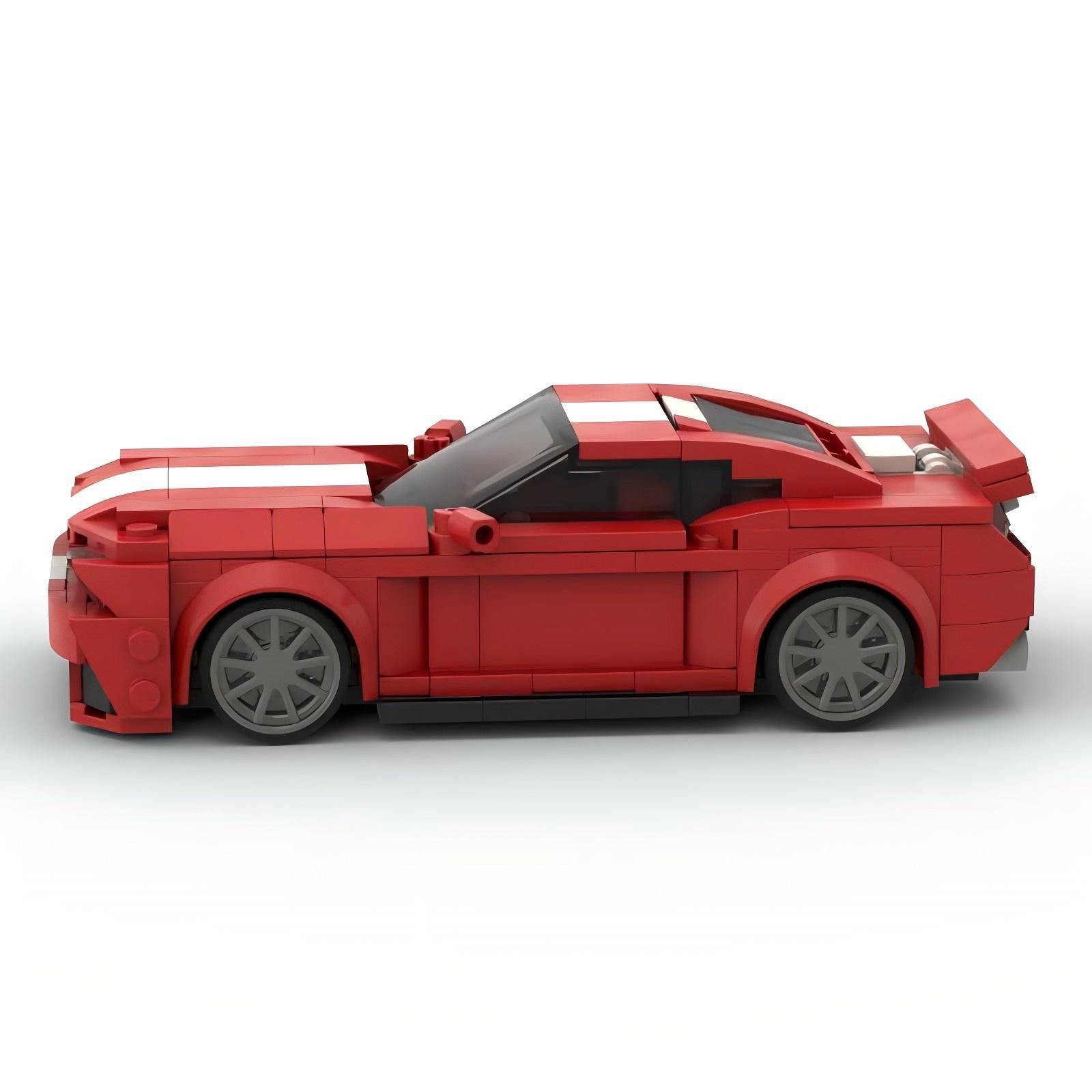 American Shelby GT500 Mini Build Model | 330 pcs Racing Stripe Edition – BlockPoint® - BLOCKPOINT