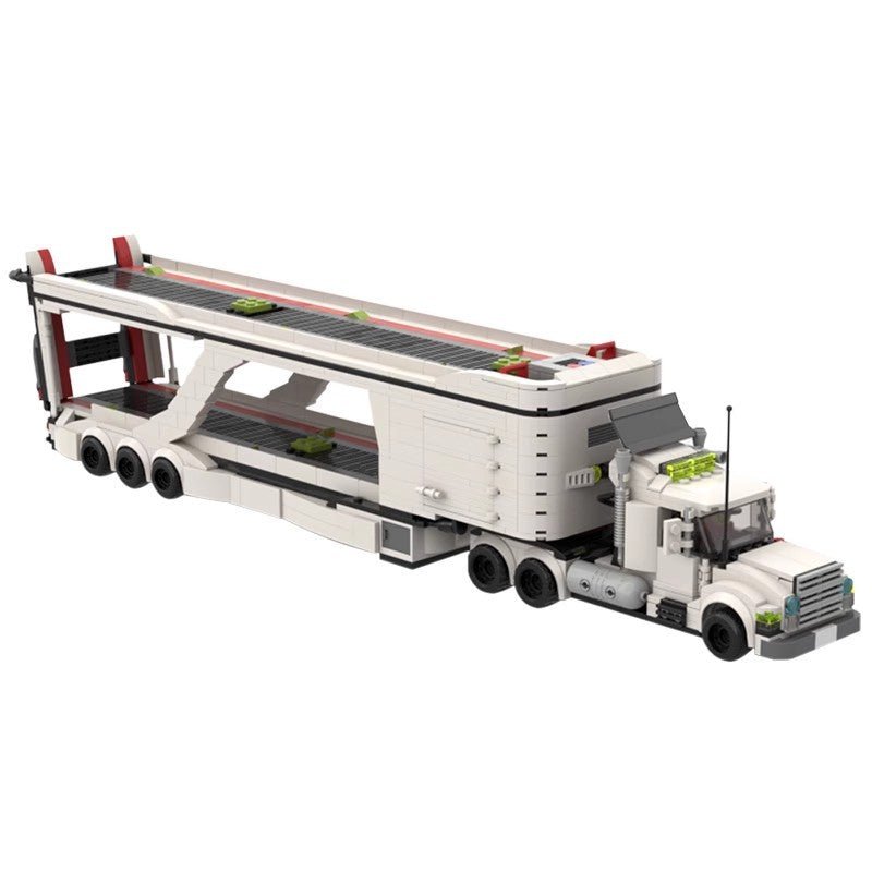 Auto Transport Rig Mini Build Model | 1426 pcs Highway Giant - BLOCKPOINT