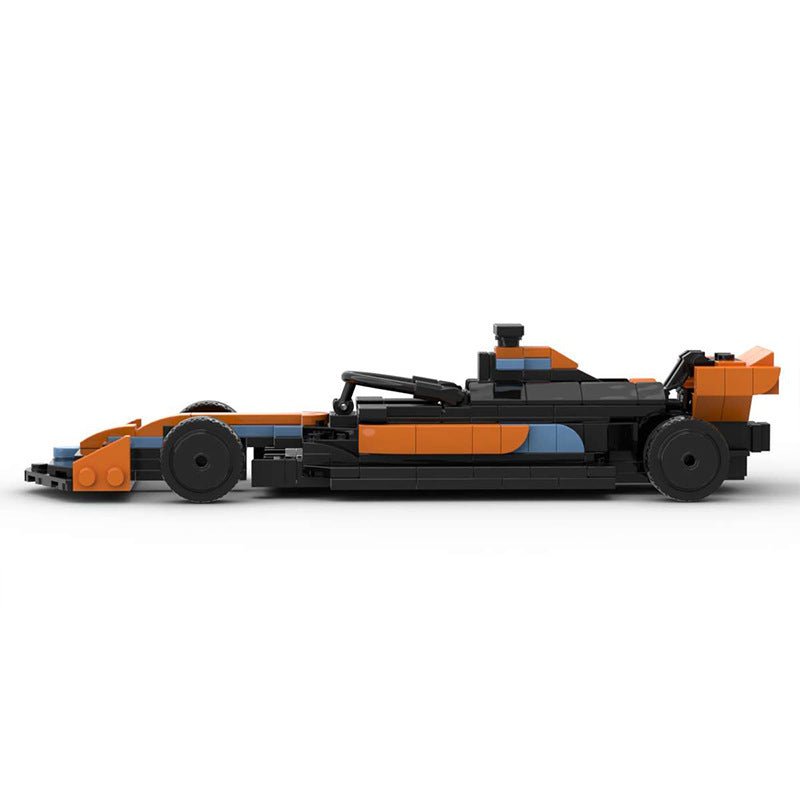 British Papaya Grand Prix Racer Mini Build Model | 294 pcs Modern Track Icon - BLOCKPOINT