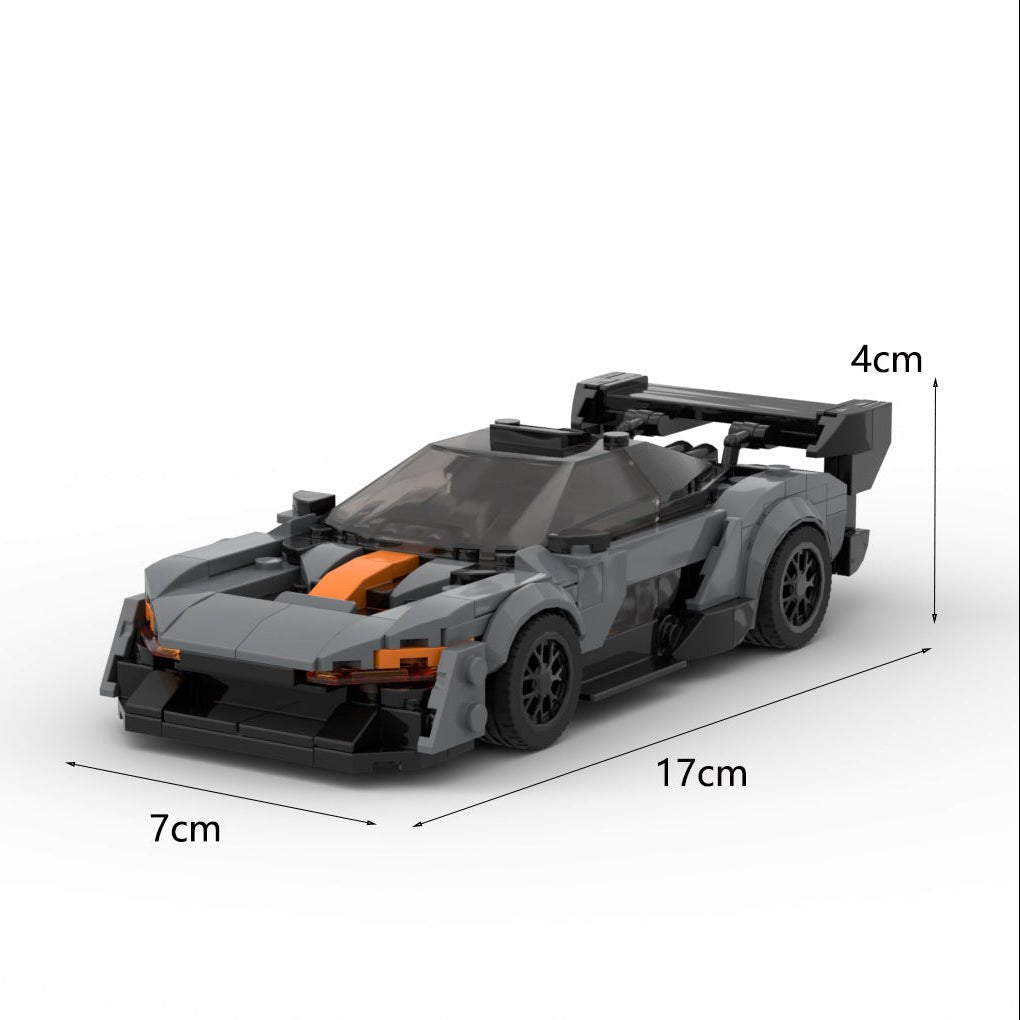 British Senna GTR Mini Build Model | 314 pcs Track Hypercar - BLOCKPOINT