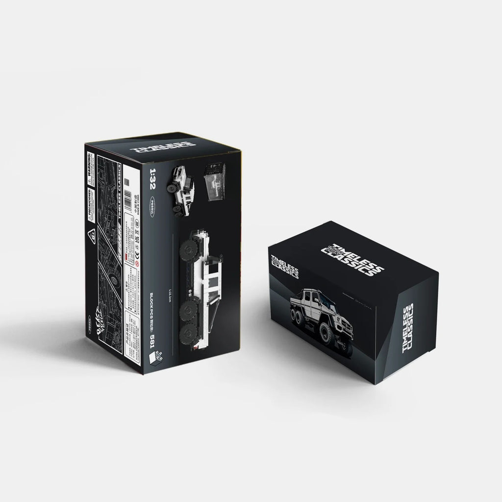 6x6 Deutsch Geländewagen | 582 Teile Vitrinen-Box enthalten