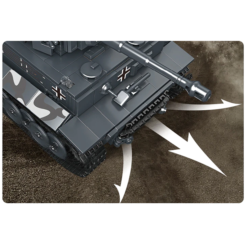 Remote Controlled Tiger Tank 801pcs