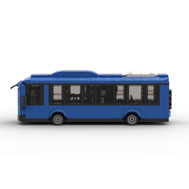 European City Bus Mini Build Model | 658 pcs Urban Transit - BLOCKPOINT