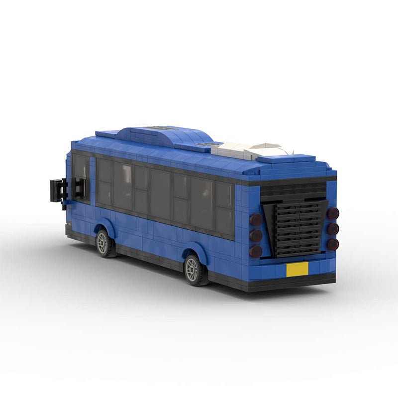 European City Bus Mini Build Model | 658 pcs Urban Transit - BLOCKPOINT