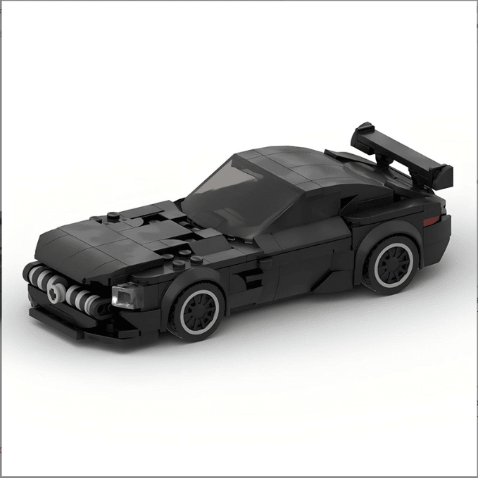 German AMG GT Black Series Mini Build Model | 369 pcs Dark Knight – BlockPoint® - BLOCKPOINT