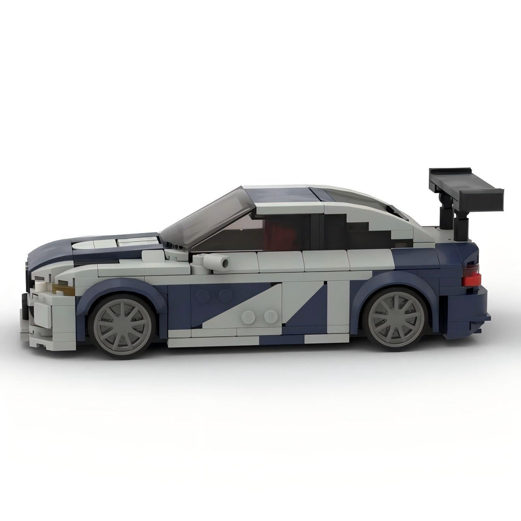 German M3 E46 GTR Mini Build Model | 417 pcs Racing Icon – BlockPoint® - BLOCKPOINT