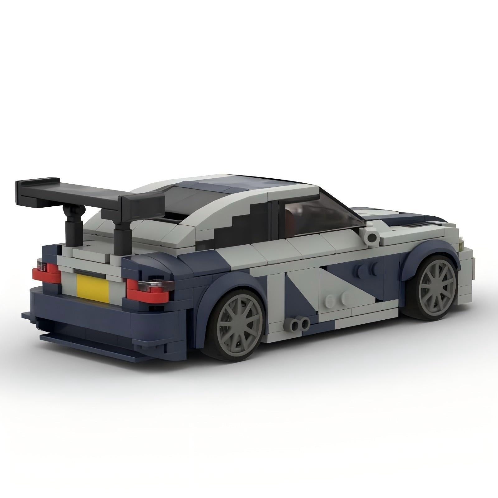 German M3 E46 GTR Mini Build Model | 417 pcs Racing Icon – BlockPoint® - BLOCKPOINT