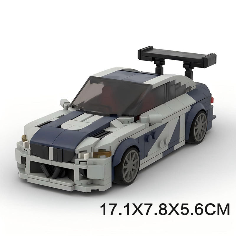 German M3 E46 GTR Mini Build Model | 417 pcs Racing Icon – BlockPoint® - BLOCKPOINT