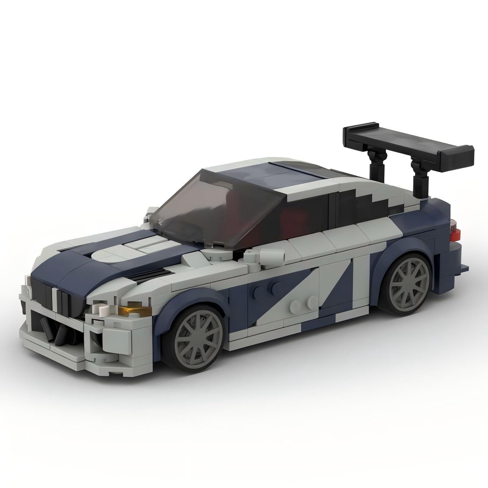 German M3 E46 GTR Mini Build Model | 417 pcs Racing Icon – BlockPoint® - BLOCKPOINT