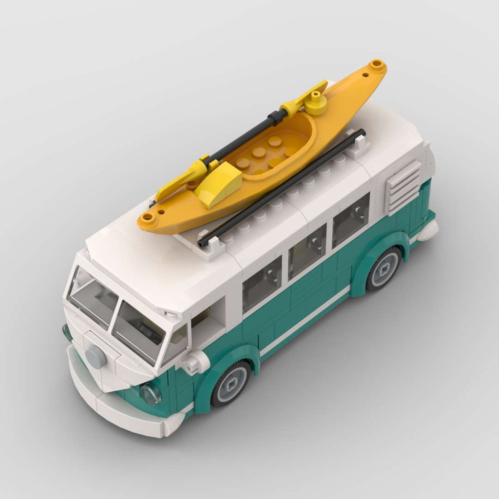 German T1 Camper Mini Build Model | 345 pcs Retro Adventure - BLOCKPOINT