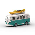German T1 Camper Mini Build Model | 345 pcs Retro Adventure - BLOCKPOINT