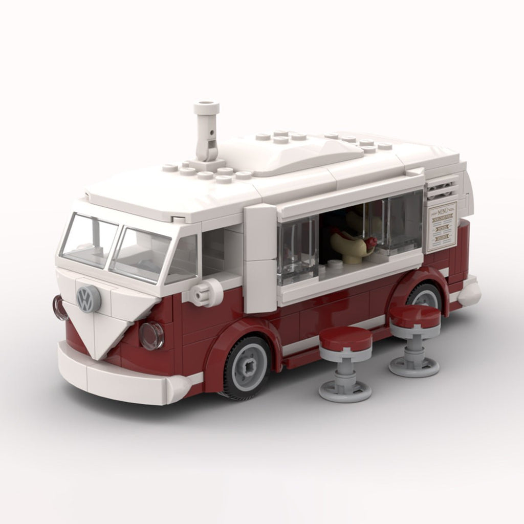 German T1 Food Truck Mini Build Model | 312 pcs Street Food Classic - BLOCKPOINT