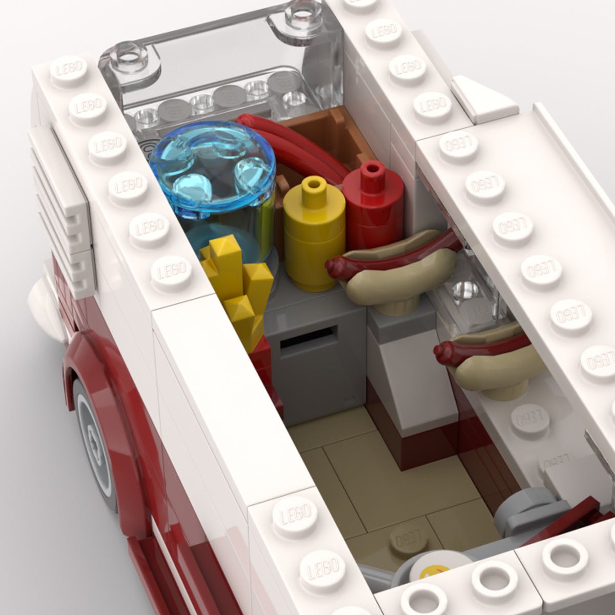 German T1 Food Truck Mini Build Model | 312 pcs Street Food Classic - BLOCKPOINT