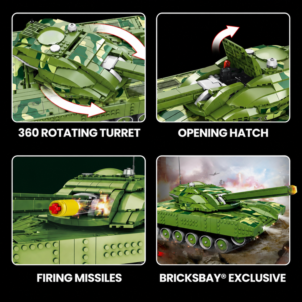 Remote Controlled Goliath VII Tank  1518pcs