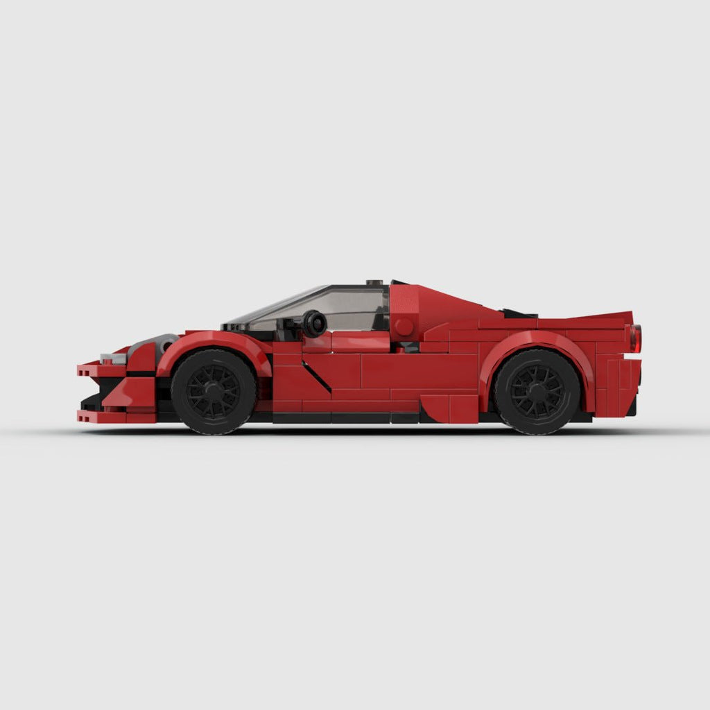 Italian 488 Mini Build Model | 344 pcs Track Supercar - BLOCKPOINT