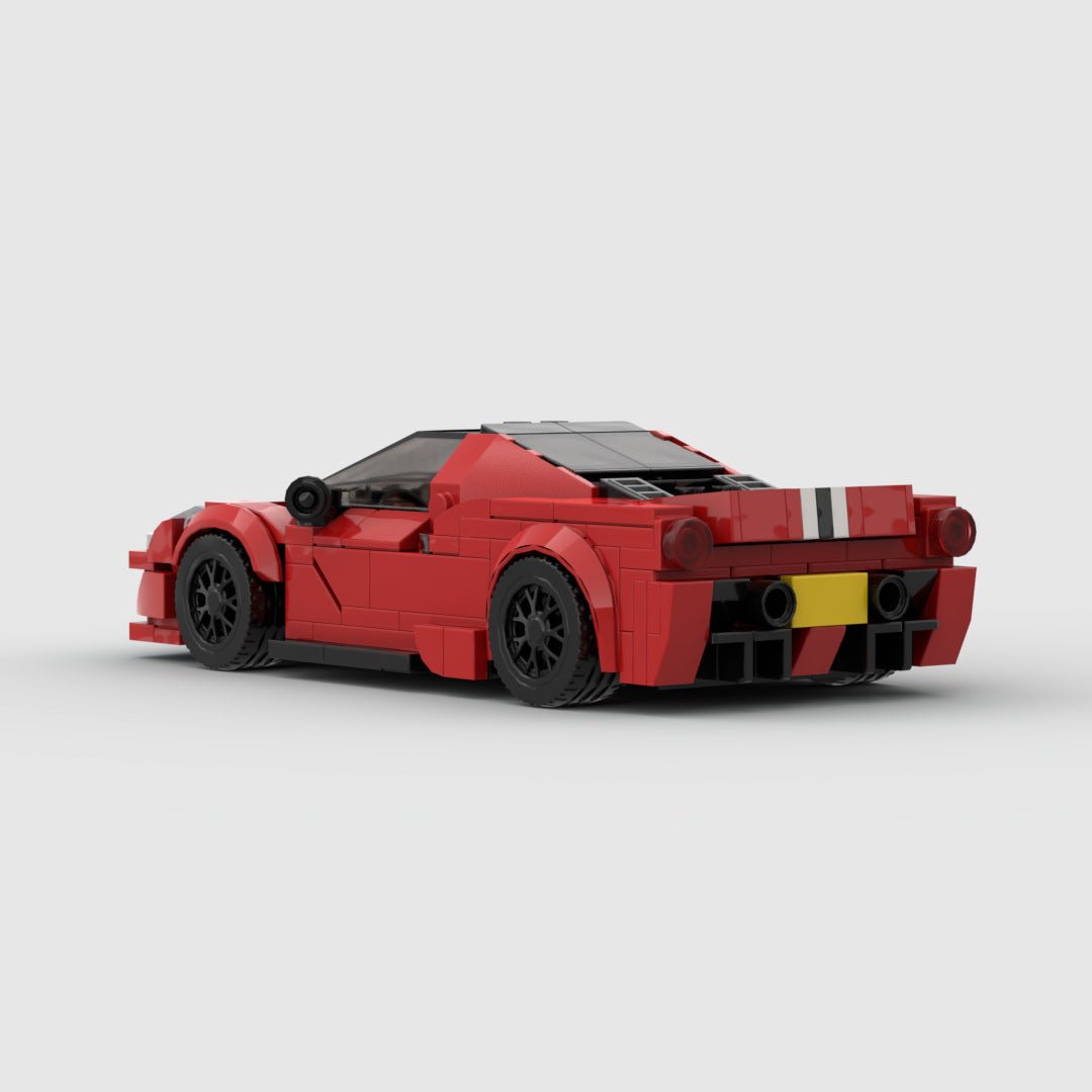 Italian 488 Mini Build Model | 344 pcs Track Supercar - BLOCKPOINT