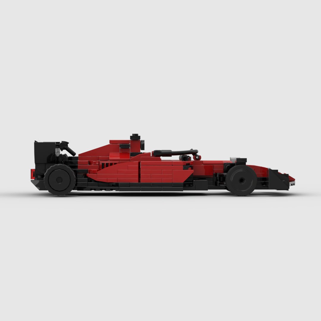 Italian Grand Prix Racer Mini Build Model | 297 pcs Crimson Track Icon - BLOCKPOINT
