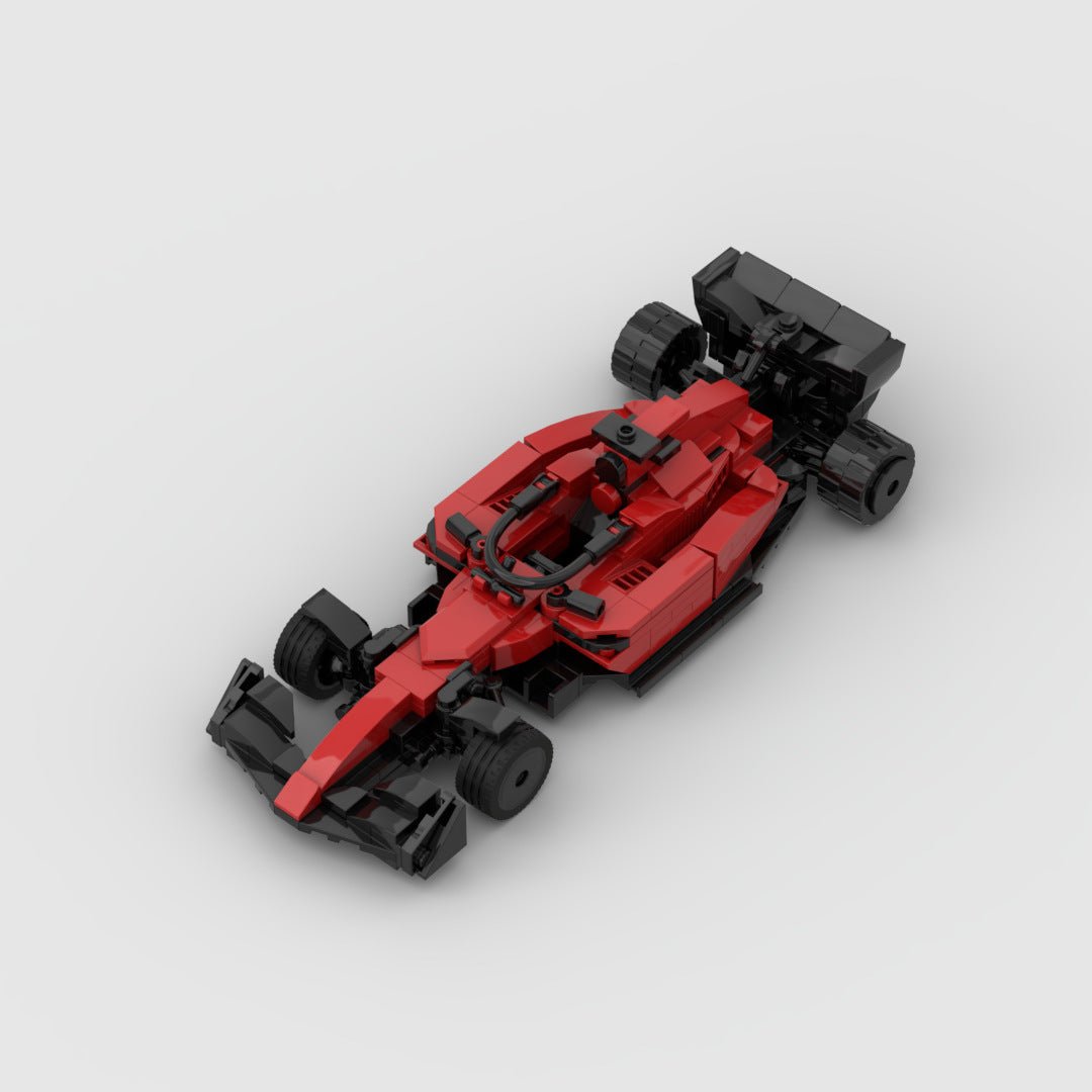 Italian Grand Prix Racer Mini Build Model | 297 pcs Crimson Track Icon - BLOCKPOINT