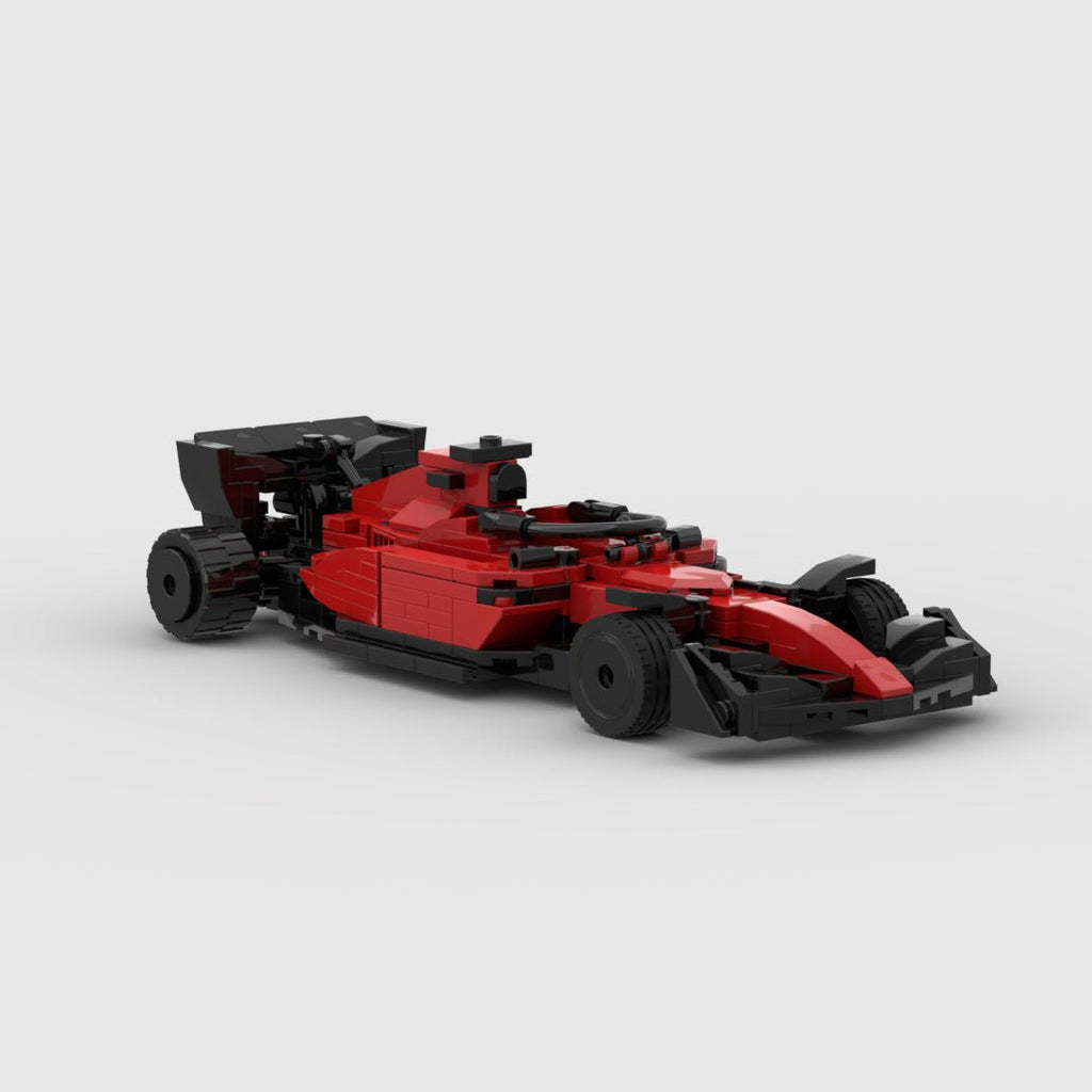 Italian Grand Prix Racer Mini Build Model | 297 pcs Crimson Track Icon - BLOCKPOINT