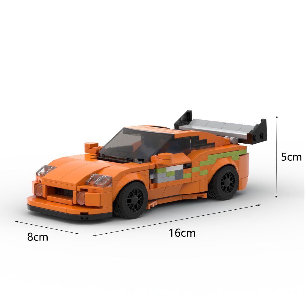 Japanese Supra MK4 Mini Build Model | 370 pcs Tuner Legend - BLOCKPOINT