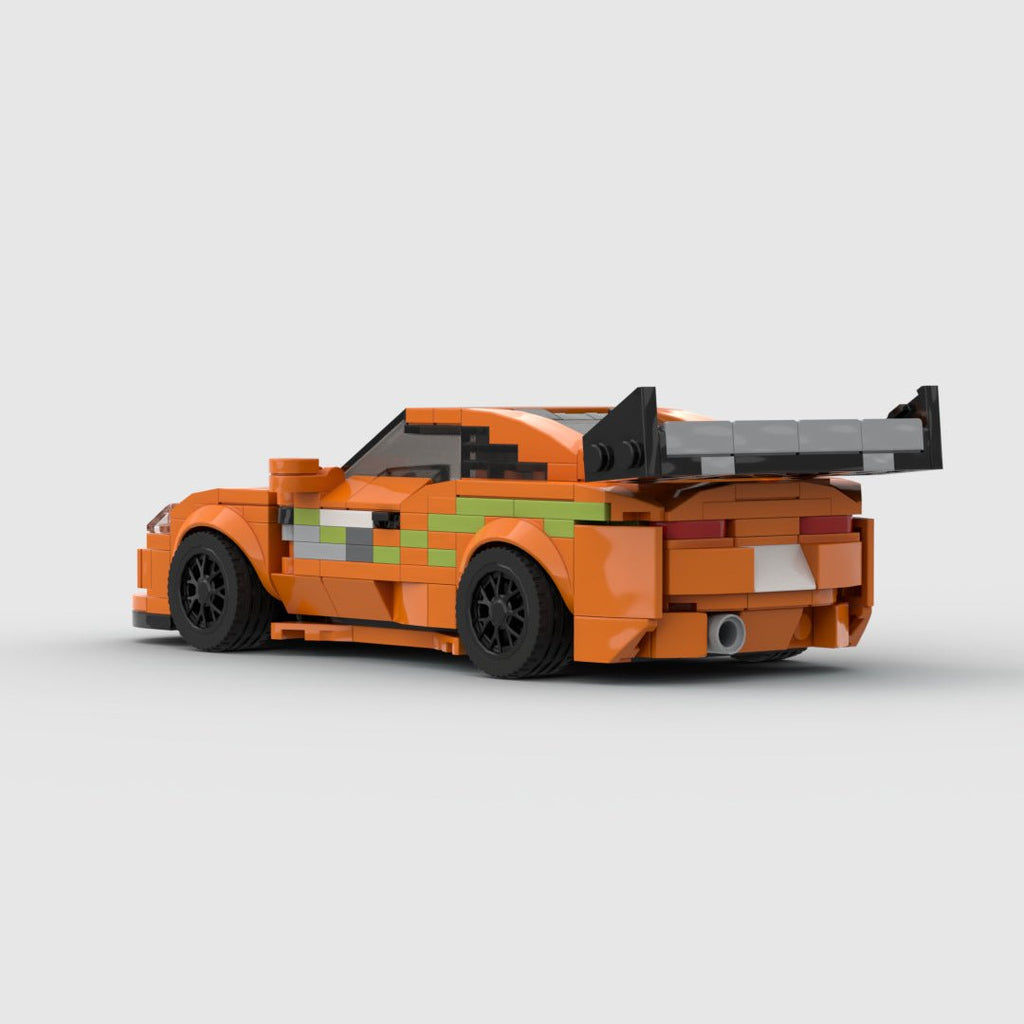 Japanese Supra MK4 Mini Build Model | 370 pcs Tuner Legend - BLOCKPOINT