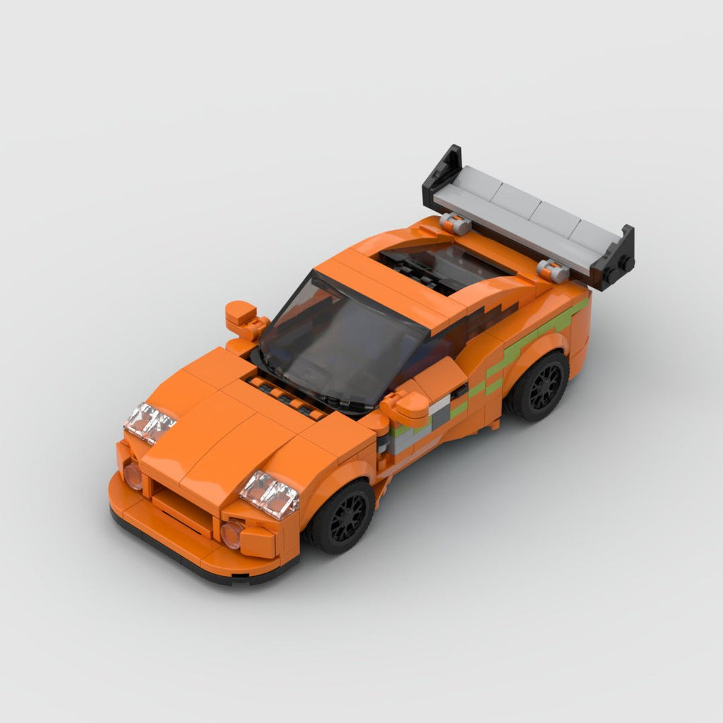 Japanese Supra MK4 Mini Build Model | 370 pcs Tuner Legend - BLOCKPOINT
