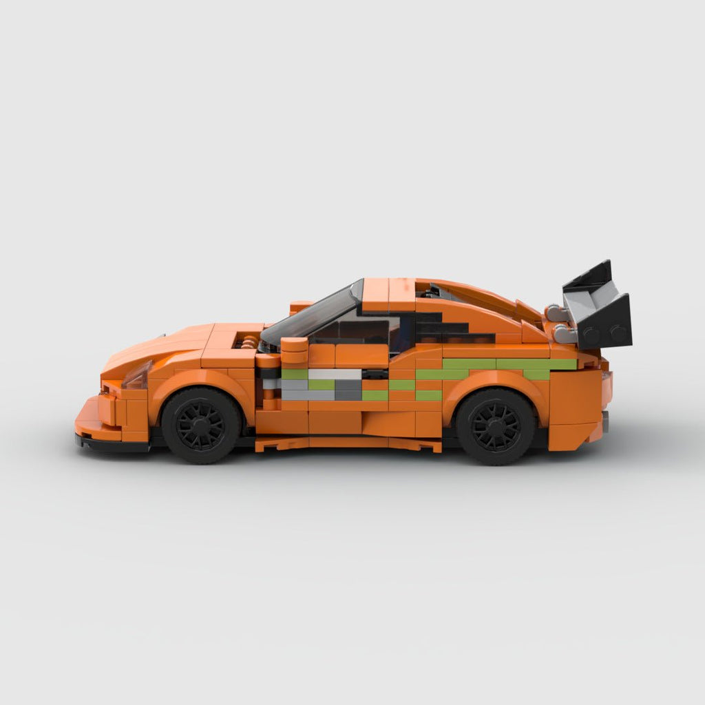 Japanese Supra MK4 Mini Build Model | 370 pcs Tuner Legend - BLOCKPOINT