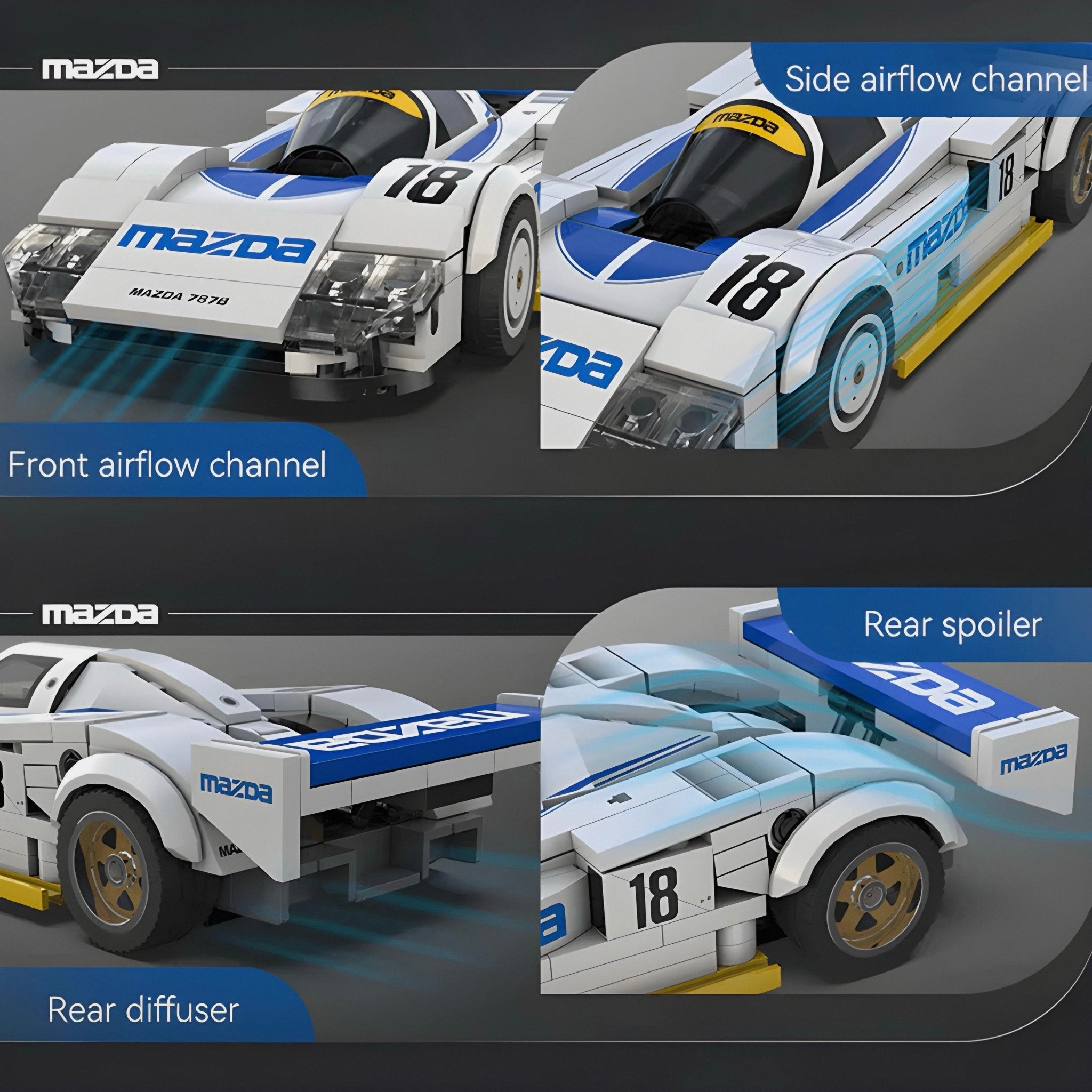 Mazda 787B | 247pcs - BLOCKPOINT