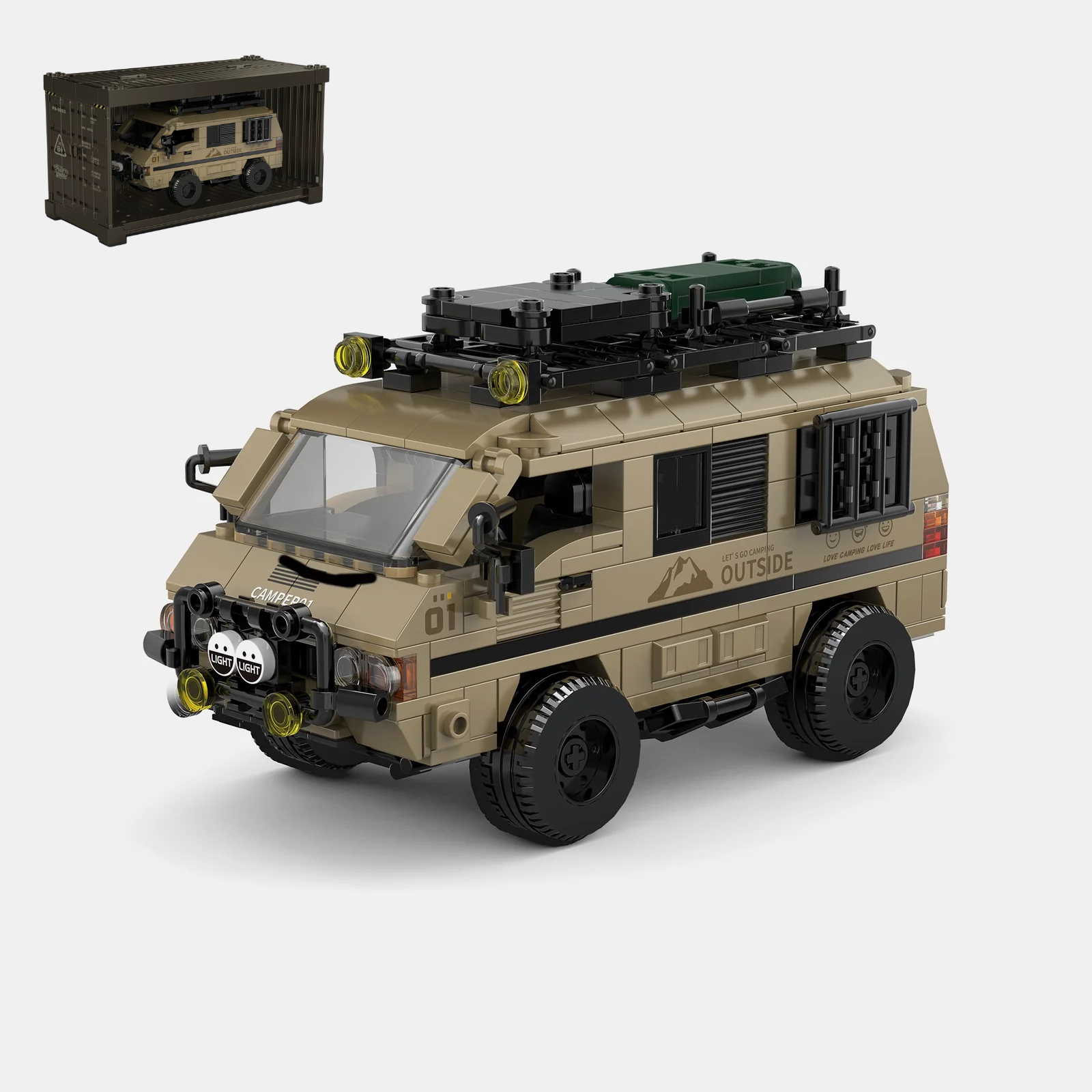 Retro 4x4 Camper Van