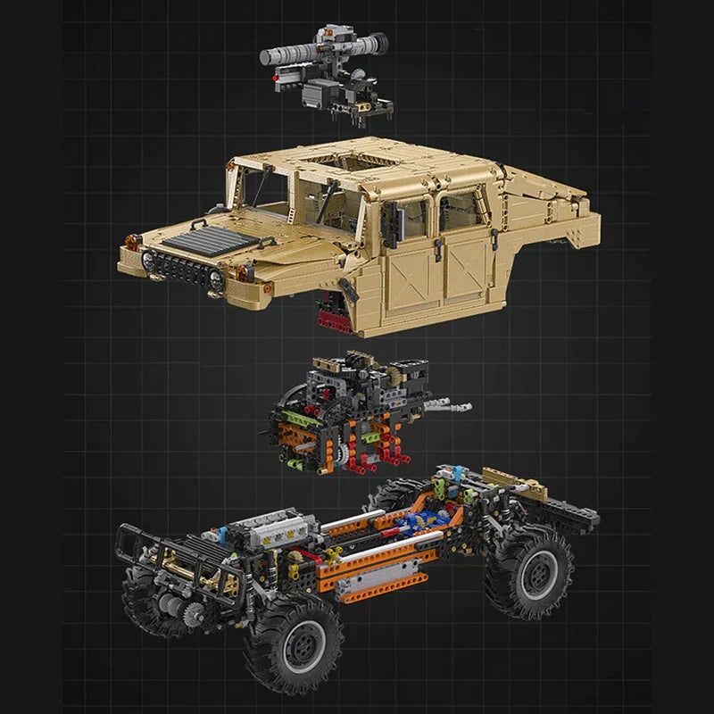 Remote Controlled Humvee - 3934pcs